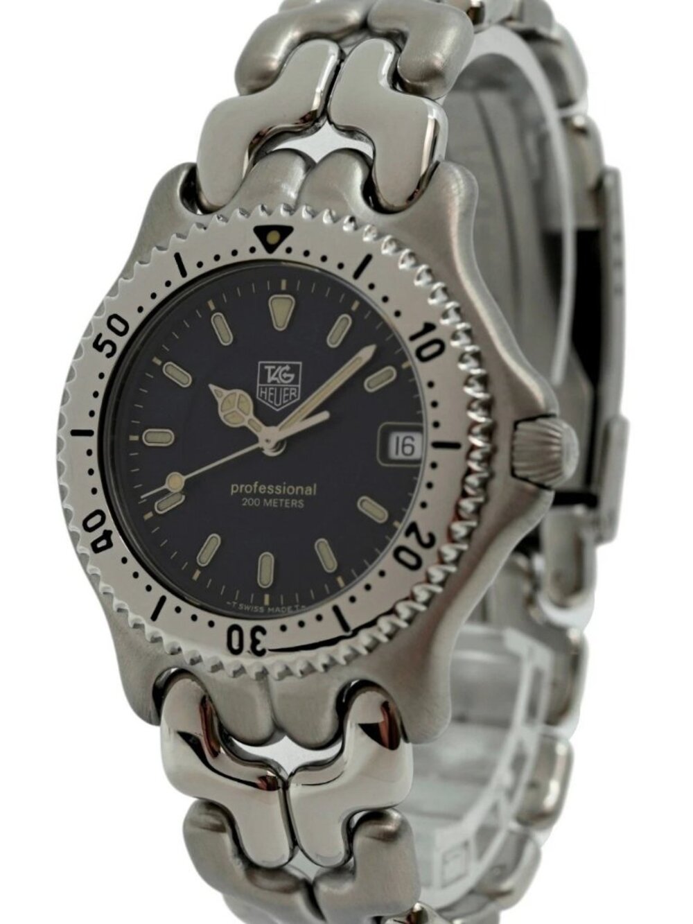 Tag Heuer 38mm Men's SEL Professional 200m Navy Blue Dial Watch! Ref: WG1117-K0!